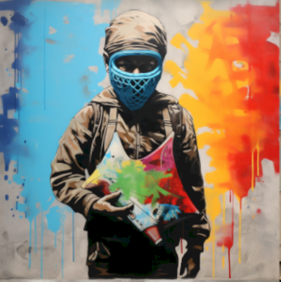 Mr Phantom - " Fight of Freedom " Print