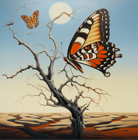 Christina Vega - "Middle of The Dessert" Print