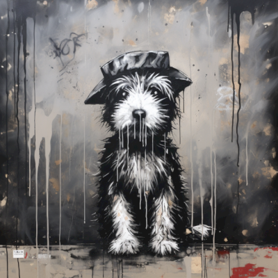 Mr Phantom - " Rainy days v2 " Print