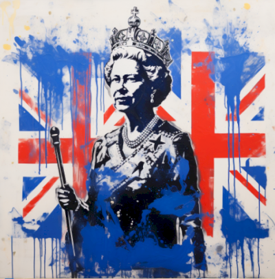 Mr Phantom - " Regal Blue " Print