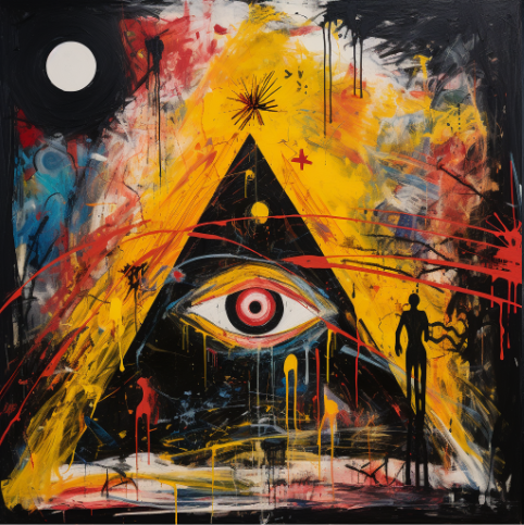 Pierre Simone - " Gazing Abyss " Print