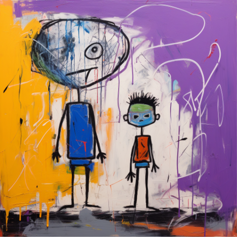 Pierre Simone - " Me & me " Print
