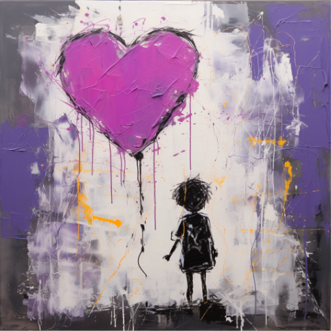 Pierre Simone - " Fleeting Hearts " Print