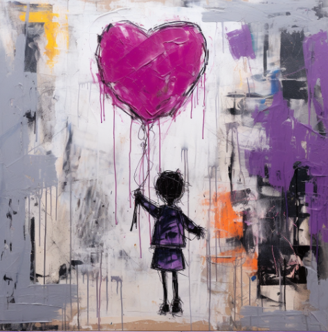 Pierre Simone - " Heart Echoe " Print