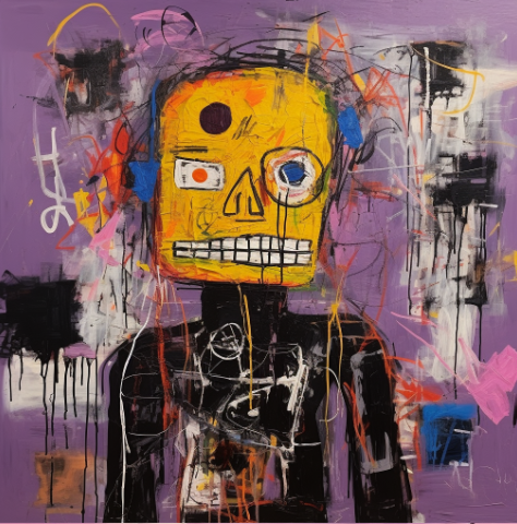 Pierre Simone - " The Purple Daze " Print