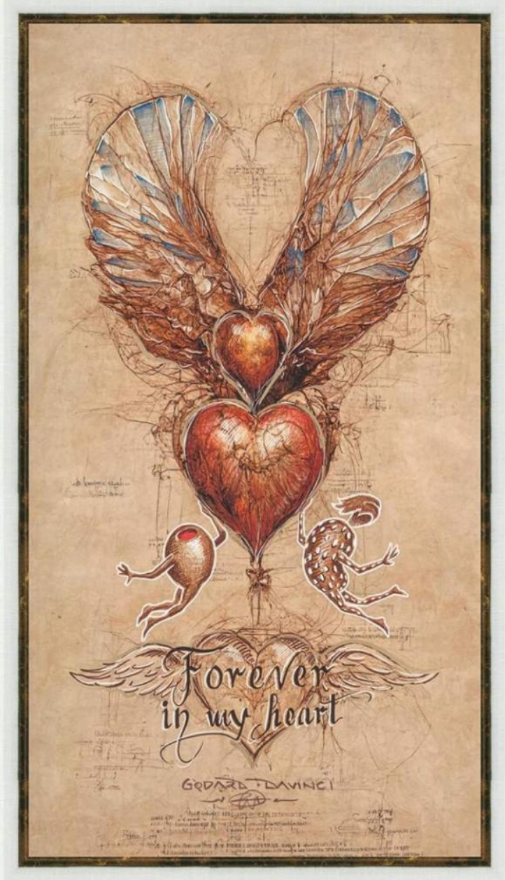 Forever in my heart by Michael Godard