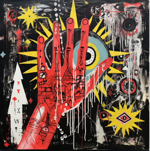 Pierre Simone - " Fading Faces " Print