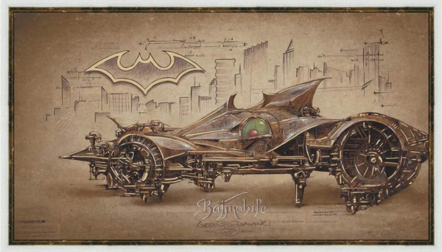 Batmobile by Michael Godard