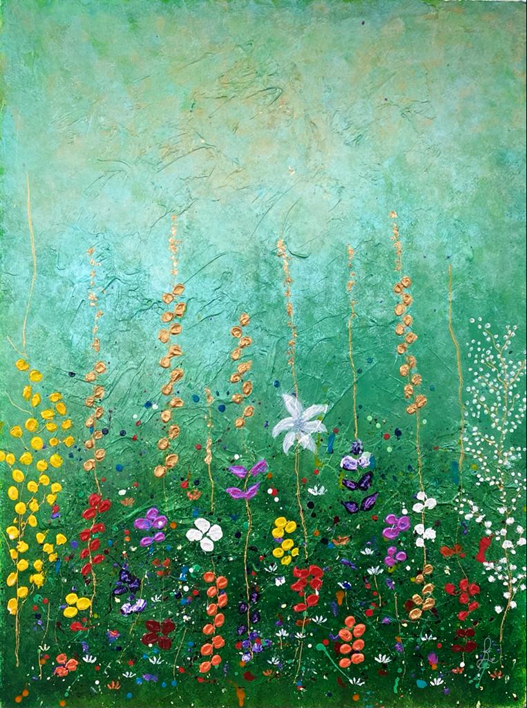 Becky Shirvani - " Meadow Bliss # 30 " Print